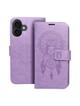 Kabura MEZZO Book do IPHONE 16 łapacz snów fioletowy