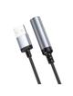 Adapter USB A do zapalniczka samochodowa Hoco 0,3 m UA30 czarny