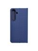 Kabura LUNA Book Carbon do SAMSUNG S24 niebieski