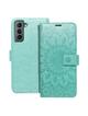 Kabura MEZZO Book do SAMSUNG S21 mandala zielony