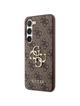 GUESS futerał do SAMSUNG S24 GUHCS24S4GMGBR (Leather 4G Metal Logo) brązowy