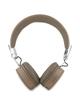 GUESS słuchawki bezprzewodowe bluetooth nagłowne ENC GUBH70PGTSPSW (Grained Classic Round Shape) brązowe
