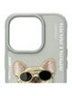 NIMMY futerał GLASSES COOL DOG do IPHONE 15 Pro Max szary