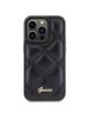 GUESS futerał do IPHONE 15 Pro GUHCP15LPSQSQSK (Quilted Metal Logo) czarny