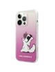 Oryginalne Etui KARL LAGERFELD Hardcase KLHCP14LCFNRCPI do iPhone 14 PRO (Choupette Eat / różowy)