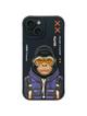 NIMMY futerał COOL&CUTE 2.0 Monkey do IPHONE 15 czarny