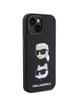 KARL LAGERFELD futerał do IPHONE 15 KLHCP15SSDHKCNK (Silicone KC) czarny