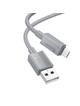 Kabel USB A do Micro USB Hoco 2,4A 1 m X107 szary