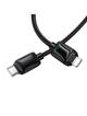 Kabel USB C do Lightning Hoco PD 30W 1,2 m z LCD U146 czarny