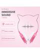 Słuchawki przewodowe nauszne Jack 3,5 mm Cat Ear YLFS-22 czarne