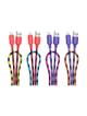 Kabel USB A do Micro USB Hoco 2,4A 1 m X116 gradient fioletowy
