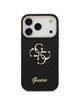 GUESS futerał do IPHONE 17 Pro GUHCP17LHG4SGCK (Fixed Glitter Big 4G Metal Frame) czarny