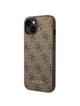 GUESS futerał do IPHONE 14 GUHCP14SG4GFBR (4G Gold Logo) brązowy