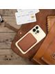 Portfel magnetyczny na karty LEATHER MAG WALLET kompatybilny z MagSafe  brązowy