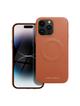 ROAR futerał LEATHER MAG kompatybilny z MagSafe do IPHONE 14 Pro Max Brązowy