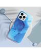 Futerał LEATHER MAG COVER kompatybilny z MagSafe do IPHONE 13 Pro Max blue splash