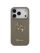 GUESS futerał do IPHONE 17 Pro Max GUHCP17XSC4GSMW (Silicone W/ Big 4G Script) brązowy