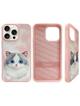 NIMMY futerał BIG EYED PET 2.0 Cat do IPHONE 15 Pro Max różowy