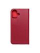 Kabura SMART PRO Book skórzana do IPHONE 17 bordowy