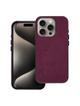 Futerał WOVEN MAG COVER kompatybilny z MagSafe do IPHONE 15 Pro burgundowy