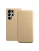 Kabura DUAL POCKET Book do SAMSUNG S23 Ultra złoty