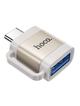 Adapter OTG USB C do USB A Hoco 3A UA31C szary