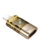 Adapter OTG Lightning do USB C Hoco UA36A transparentny złoty