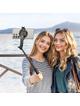 Selfie stick Hoco tripod z pilotem bezprzewodowym magnetyczny K25 czarny