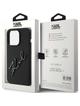KARL LAGERFELD futerał do IPHONE 15 Pro KLHCP15LSKSBMCK (Silicone Karl Script Logo) czarny