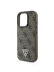 GUESS futerał do IPHONE 16 Pro Max GUHCP16XP4TDPW (PU Leather 4G Triangle Strass) brązowy