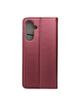 Kabura SMART MAGNETO do SAMSUNG A17 burgundowy