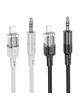Kabel AUX Jack 3,5 mm do Lightning Hoco 1,2 m UPA27 czarny
