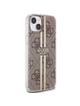 GUESS futerał do IPHONE 15 Plus GUHCP15MH4PSEGW (4G Gold  Stripe) brązowy