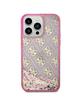 Oryginalne Etui GUESS Hardcase GUHCP14SLC4PSGP do iPhone 14 (Liquid Glitter 4G Translucent / różowy)