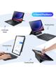 DUX DUCIS etui DK składane z klawiaturą bezprzewodową do SAMSUNG Tab S9/S9FE/S10FE czarne