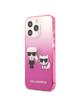 KARL LAGERFELD futerał do IPHONE 13 Pro KLHCP13LTGKCP (K Choupette Centered) różowy