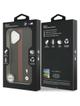 BMW futerał do IPHONE 17 kompatybilny z MagSafe BMHMP17S25PCPSKR (PU Perfotated Stripe Logo) red