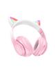 Słuchawki bezprzewodowe nauszne Hoco W42 Kocie Uszy kwiat wiśni