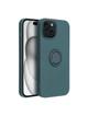 Futerał SILICONE RING do IPHONE 15 zielony