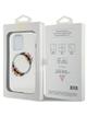 GUESS futerał do IPHONE 15 Pro kompatybilny z MagSafe GUHMP15LHFWFCT (Flowers Wreath) transparentny