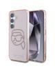 KARL LAGERFELD futerał do SAMSUNG S25 KLHCS25SHKHDCELP (IML Rhinestones K Head) różowy