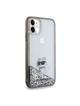KARL LAGERFELD futerał do IPHONE 11 KLHCN61LKCNSK (Liquid Glitter C) transparentny
