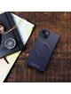 ROAR futerał LEATHER MAG kompatybilny z MagSafe do IPHONE 14 Plus Granatowy