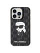 KARL LAGERFELD futerał do IPHONE 15 Pro KLHCP15LHNKMKLK (Ikonik Monogram) czarny