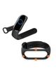 Pasek silikonowy do XIAOMI Mi Band 5 / 6 / 7 czarny (01)