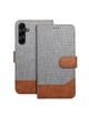 Kabura JEANS Book do SAMSUNG A13 5G / A04S szary