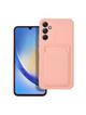 Futerał CARD CASE do SAMSUNG A34 5G różowy