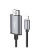 Kabel Lightning do HDMI Hoco 1080p 2 m UA27 stalowy szary