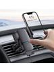 BASEUS uchwyt samochodowy indukcyjny automatyczny do kratki 15W CGZX000001 czarny