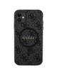 GUESS futerał do IPHONE 11 kompatybliny z MagSafe GUHMN61G4GFRK (4G Ring classic logo) czarny